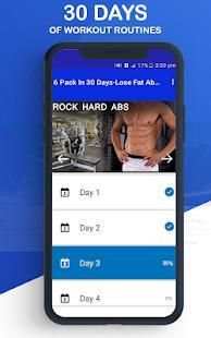 6 Packs In 30 Days - Lose Fat ABS Workout screenshot 7