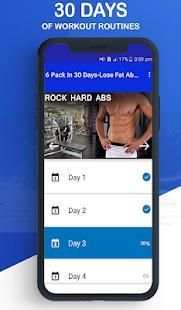 6 Packs In 30 Days - Lose Fat ABS Workout screenshot 3
