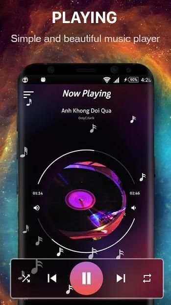 Music Player style S8 Edge screenshot 4