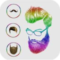 Beard, mustache & hair Photo Editor : New Styles on 9Apps