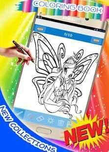 how to draw & coloring Winx Club new collection screenshot 3