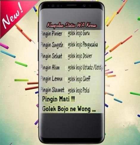 Kumpulan Status WA Keren dan Lucu screenshot 5