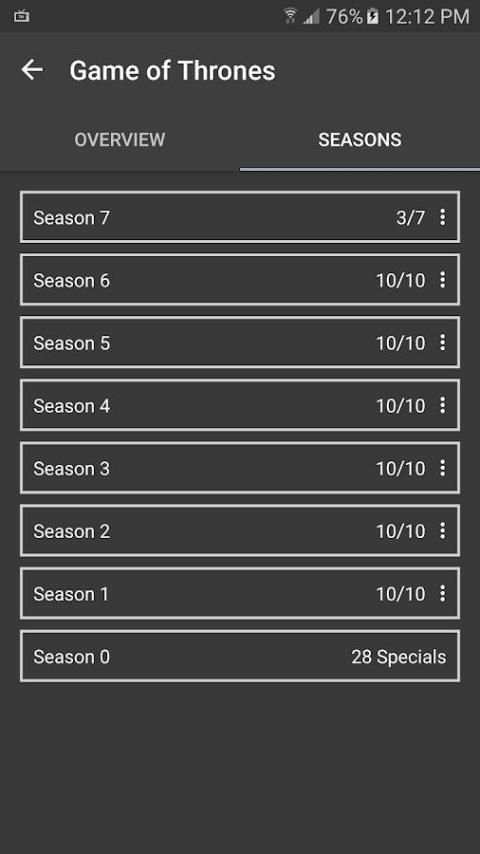 Tv Next - Tv Series Tracker स्क्रीनशॉट 3