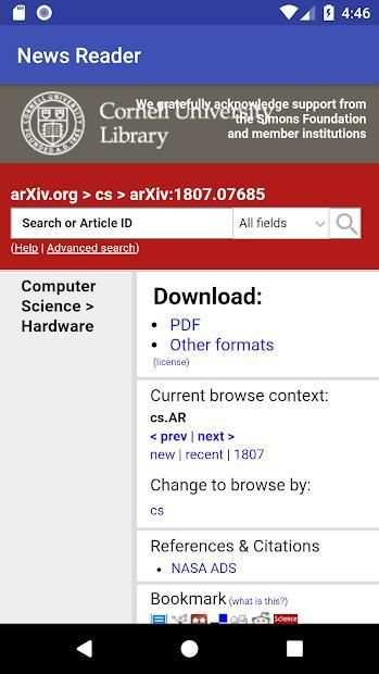 Hacker News App screenshot 1