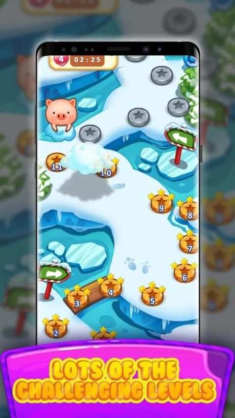 Bubble Shooter Game with Bouncing Balls screenshot 3