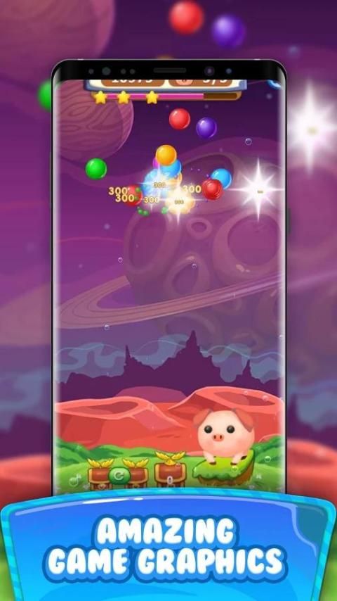 Bubble Shooter Game with Bouncing Balls screenshot 1