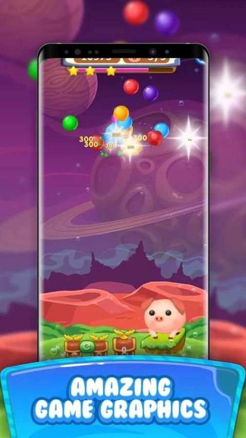 Bubble Shooter Game with Bouncing Balls screenshot 1