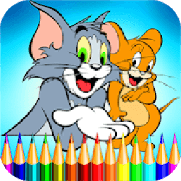 ikon Tom and jerry coloring 2