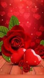 Red Rose Live Wallpaper स्क्रीनशॉट 6