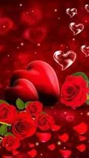 Red Rose Live Wallpaper स्क्रीनशॉट 5