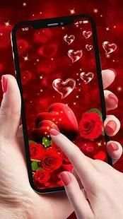 Red Rose Live Wallpaper स्क्रीनशॉट 2