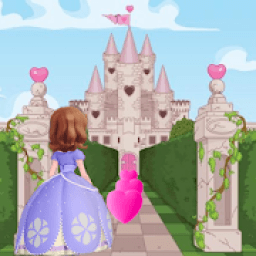 ** Princess sofia makeup &amp; Dress up game icon