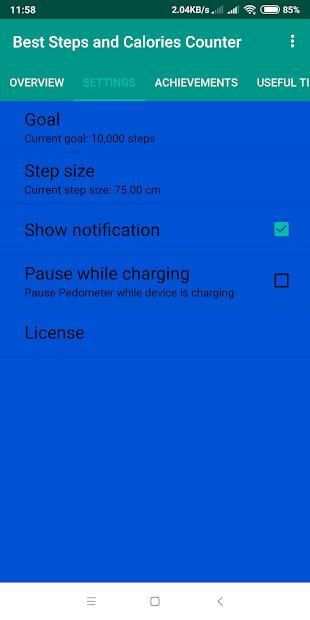 Pedometer - The Steps Counter screenshot 2