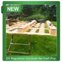 DIY Regulation Cornhole Set Craft Project on 9Apps