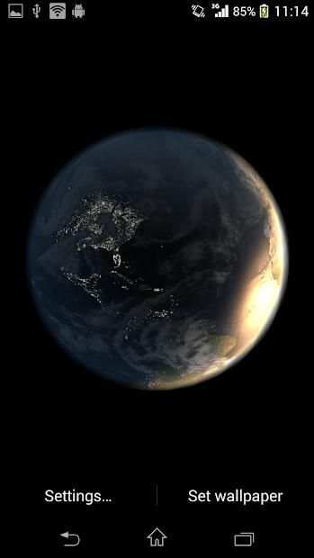 Earth Live Wallpaper screenshot 4