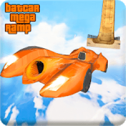 ikon Bat Car Mega Ramp Stunt Racing Hero: Driving Games