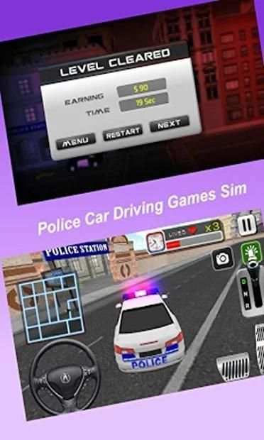 Police Car Driving Game SIM screenshot 1