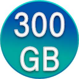 300gb Free Storage and backup 2018