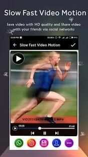 Slow Fast Motion Video Maker - VidSpeed screenshot 1