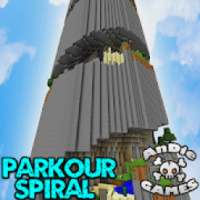 Parkour Spiral Map for MCPE