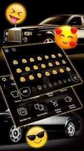 Royal Luxury Car Keyboard Theme स्क्रीनशॉट 3