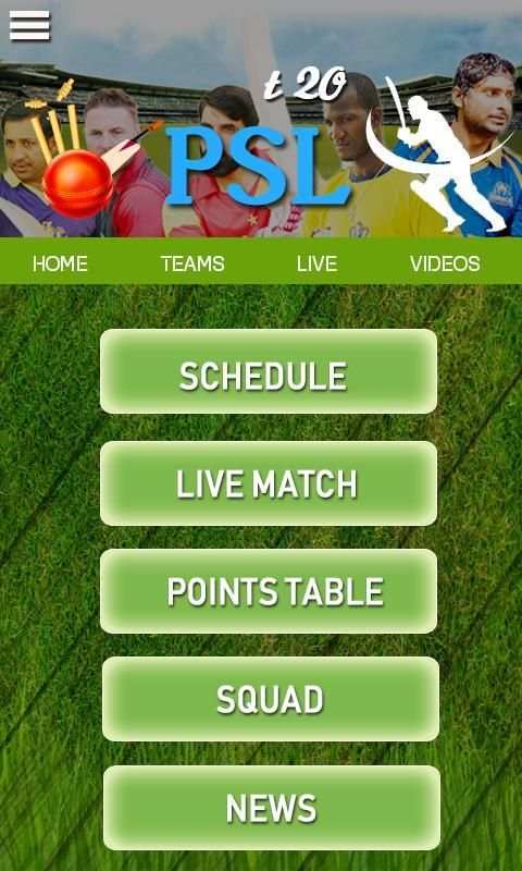 PSL 2018 Live Schedule - PSL Live Cricket t20 screenshot 3