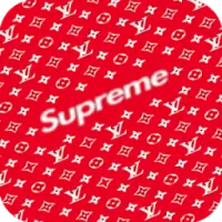 Supreme X Lv Wallpaper 4k