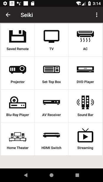 Seiki Remote Control screenshot 8