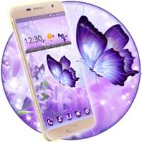Shiny Colorful Butterfly Theme on 9Apps