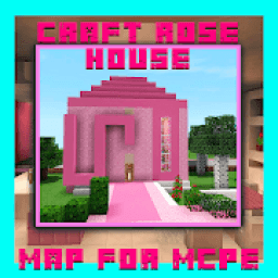 ikon Craft Rose House map for MCPE!