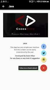 Learn Java screenshot 1