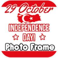 29 october Turkey Independence day photo frame