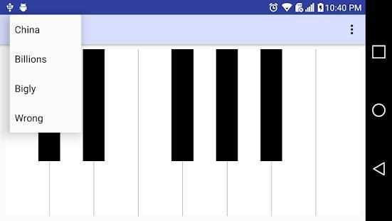 Donald Trump Piano screenshot 1