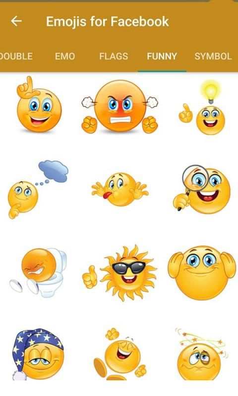 Emojis for facebook स्क्रीनशॉट 8