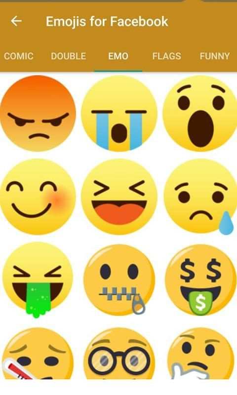 Emojis for facebook स्क्रीनशॉट 5