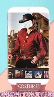 Cowboy Costumes Photo Frame screenshot 1