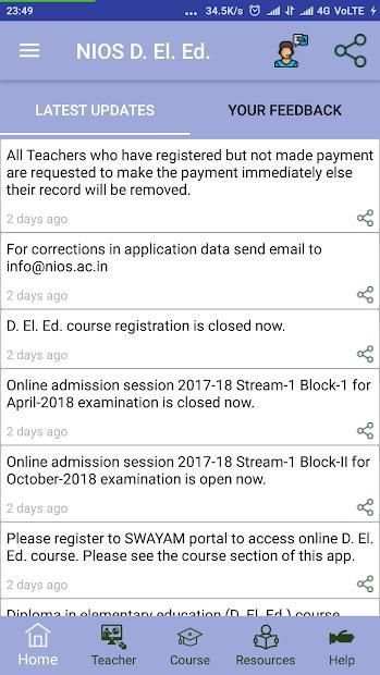 NIOS D. EL. Ed. Course screenshot 8