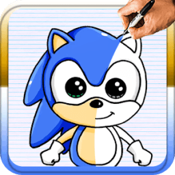 ikon How to draw Sonic the Hedgehog