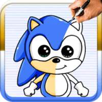 How to draw Sonic the Hedgehog