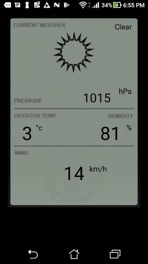 Wheather Station screenshot 2