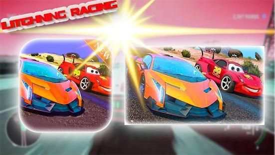 Mcqueen car Lightning Racing screenshot 1