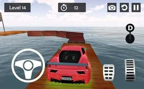 Extreme Car Racing On Impossible Tracks 3D Game screenshot 3