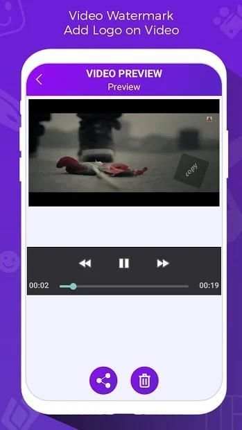 Video Watermark - Add Logo on Video स्क्रीनशॉट 1