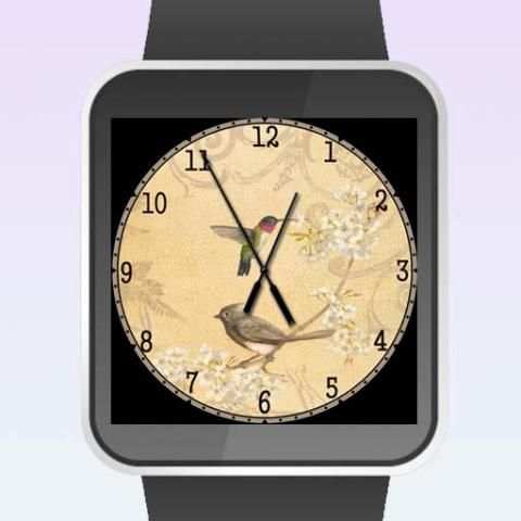 Bird and Flower Watch Face screenshot 2