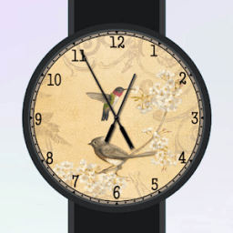 ikon Bird and Flower Watch Face