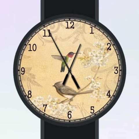 Bird and Flower Watch Face screenshot 3