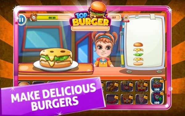 Burger Shop Food Maker screenshot 1