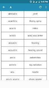 Medical Terminology screenshot 2
