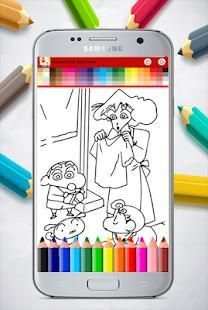 Shinchan Coloring Game स्क्रीनशॉट 2