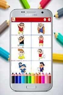Shinchan Coloring Game screenshot 5